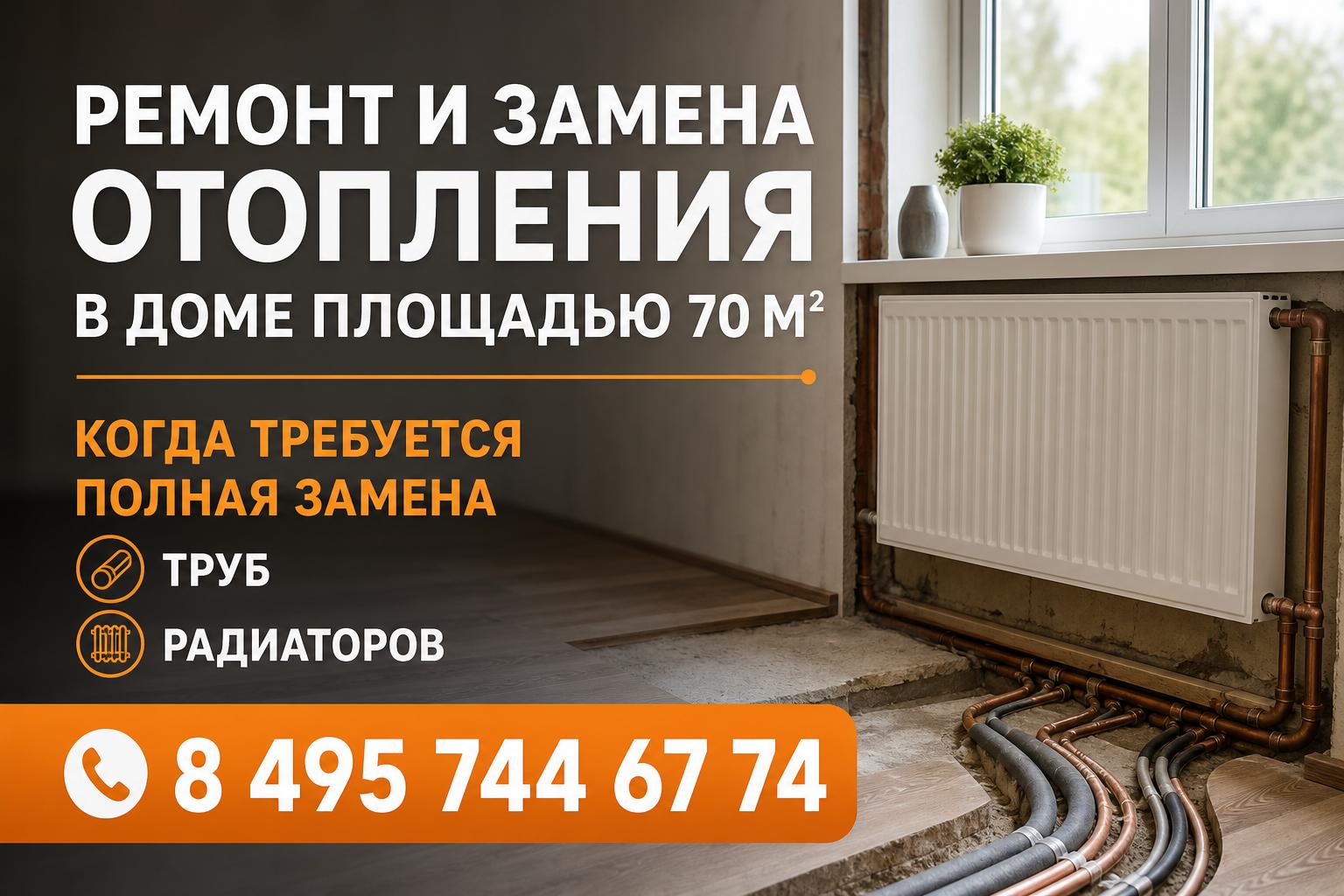 Когда требуется полная замена труб и радиаторов Когда требуется полная замена труб и радиаторов