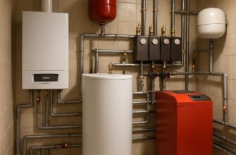 Отопление и котельная для частного дома 120 м²