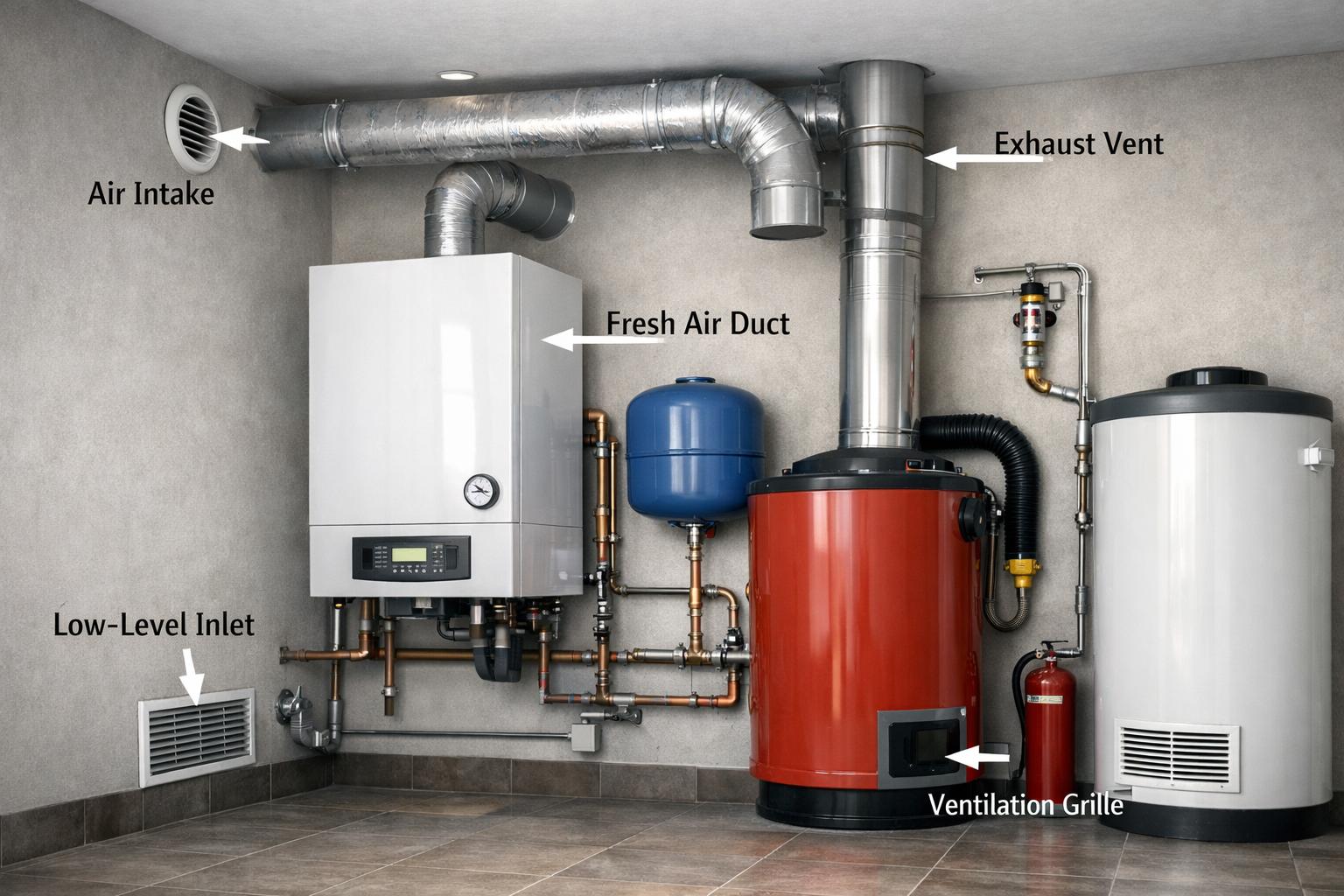 Нормативные требования к вентиляции котельной в частном доме