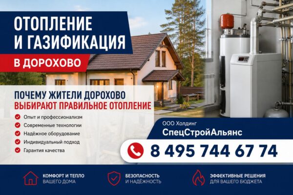Отопление и газификация в Дорохово