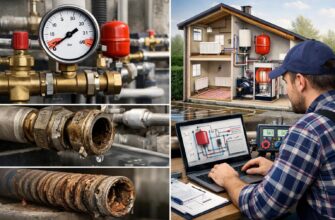 Почему в систему отопления частного дома теплоноситель подают под давлением