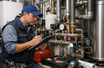 Ремонт труб в котельной