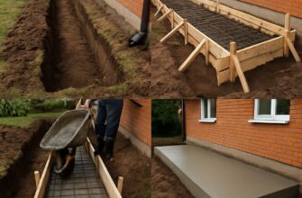 Как правильно сделать фундамент для пристройки к дому