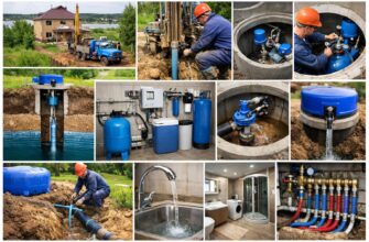 Водоснабжение частного дома в Озерецком