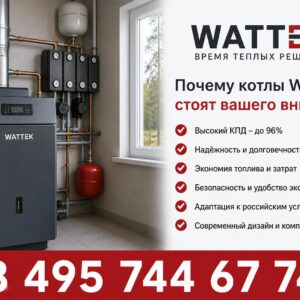 Котельная частного дома с котлом Wattek