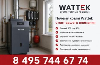 Котельная частного дома с котлом Wattek