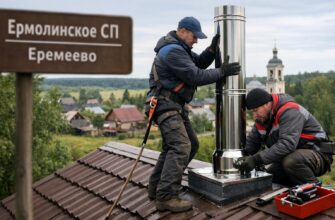 Стоимость монтажа дымохода в Ермолинском СП (Еремеево)