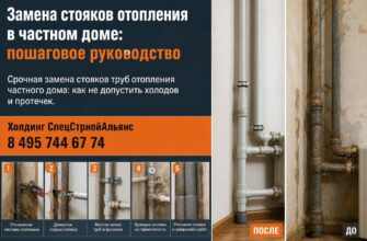 Замена стояков отопления в частном доме
