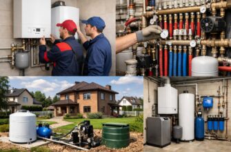 Отопление и водоснабжение в КП Дроздово-1 (Ленинский район, МО)