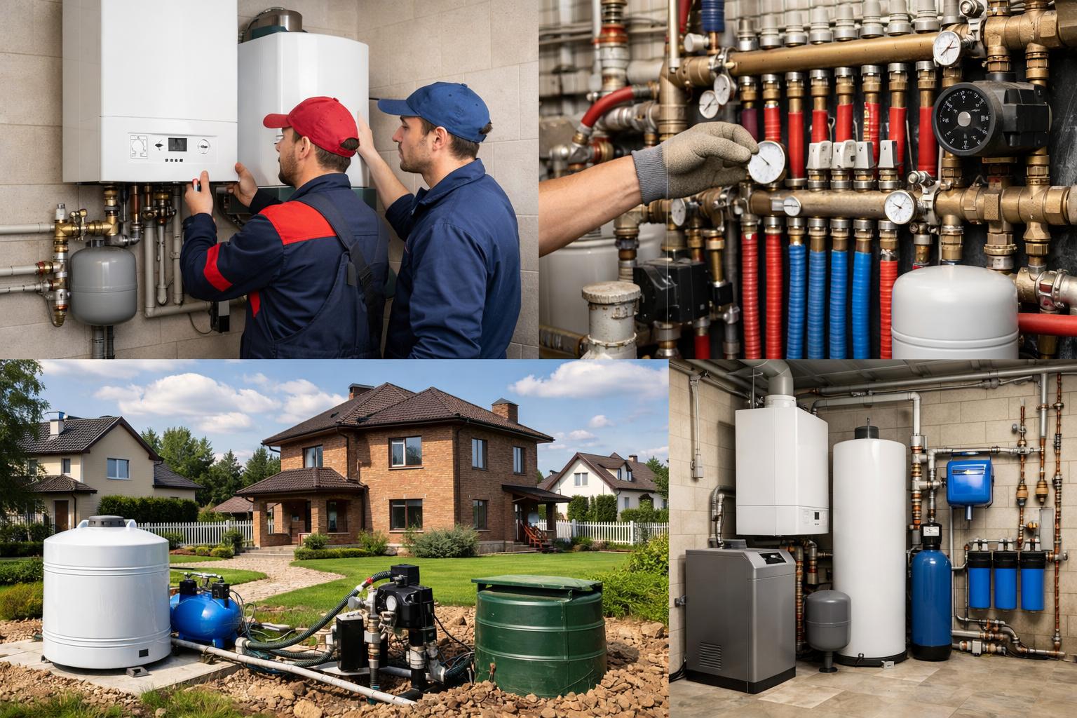 Комплексные Услуги отопления водоснабжения МО под ключ для жителей КП Дроздово-1