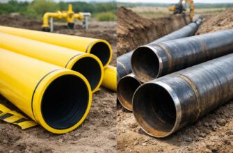 Трубы для газопроводов: пластиковые и стальные
