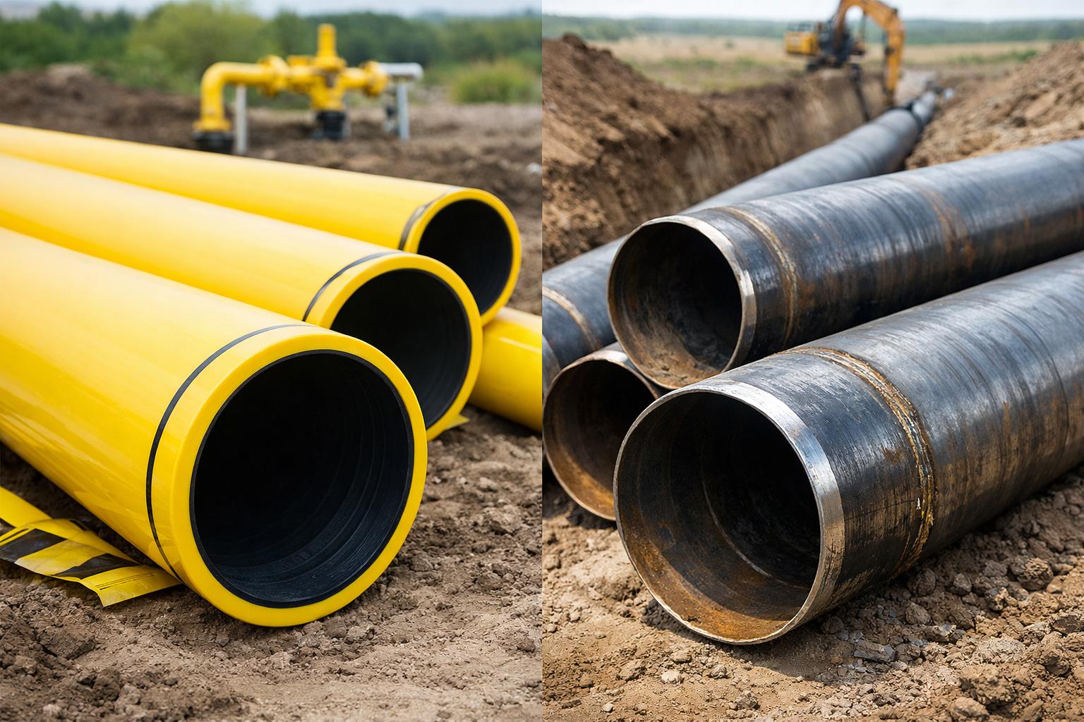 Почему выбор труб критичен: Трубы для газопроводов: пластиковые и стальные — краткий обзор