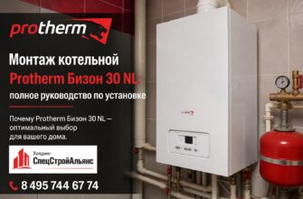 Монтаж котельной Protherm Бизон 30 NL
