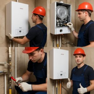 Установка котла Protherm Ягуар