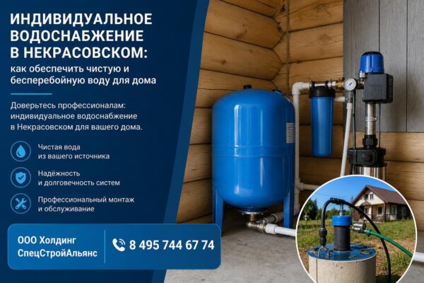 Индивидуальное водоснабжение в Некрасовском