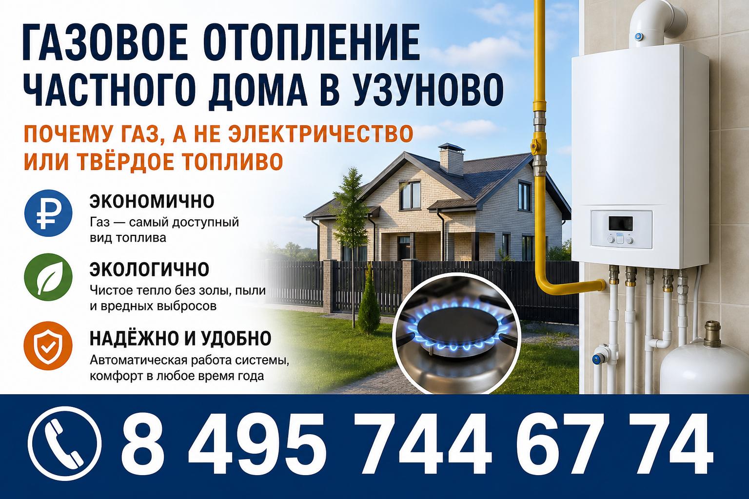 Почему газ, а не электричество или твёрдое топливо