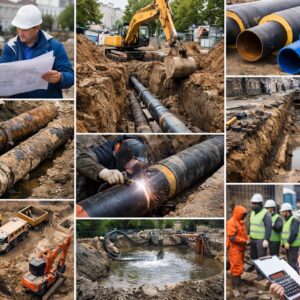 Стоимость замены подземного трубопровода