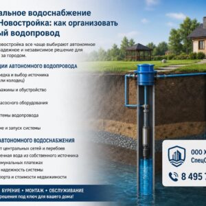 Индивидуальное водоснабжение в поселке Новостройка