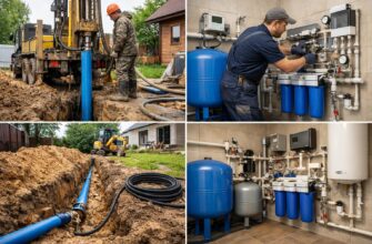 Монтаж системы водоснабжения в Кокошкино