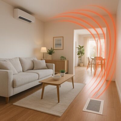 Воздушное отопление дома: практичность