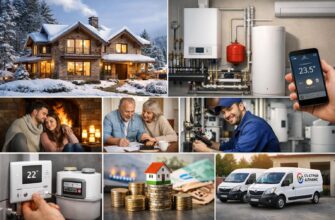 Автономное отопление коттеджа