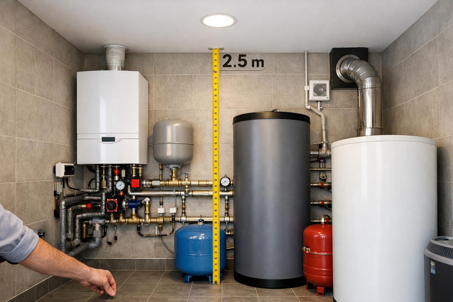 Нормативные требования к высоте потолков котельной в частном доме