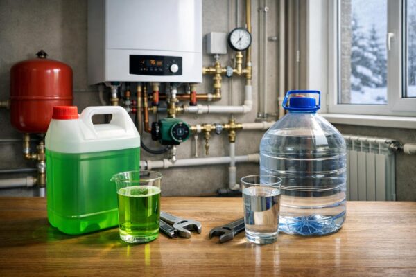 Антифриз или вода: что залить в систему отопления частного дома с газовым котлом