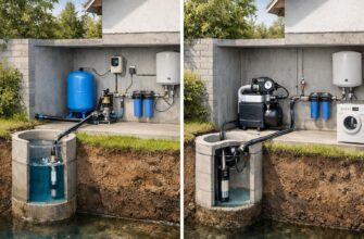 Разводка водоснабжения от колодца в доме