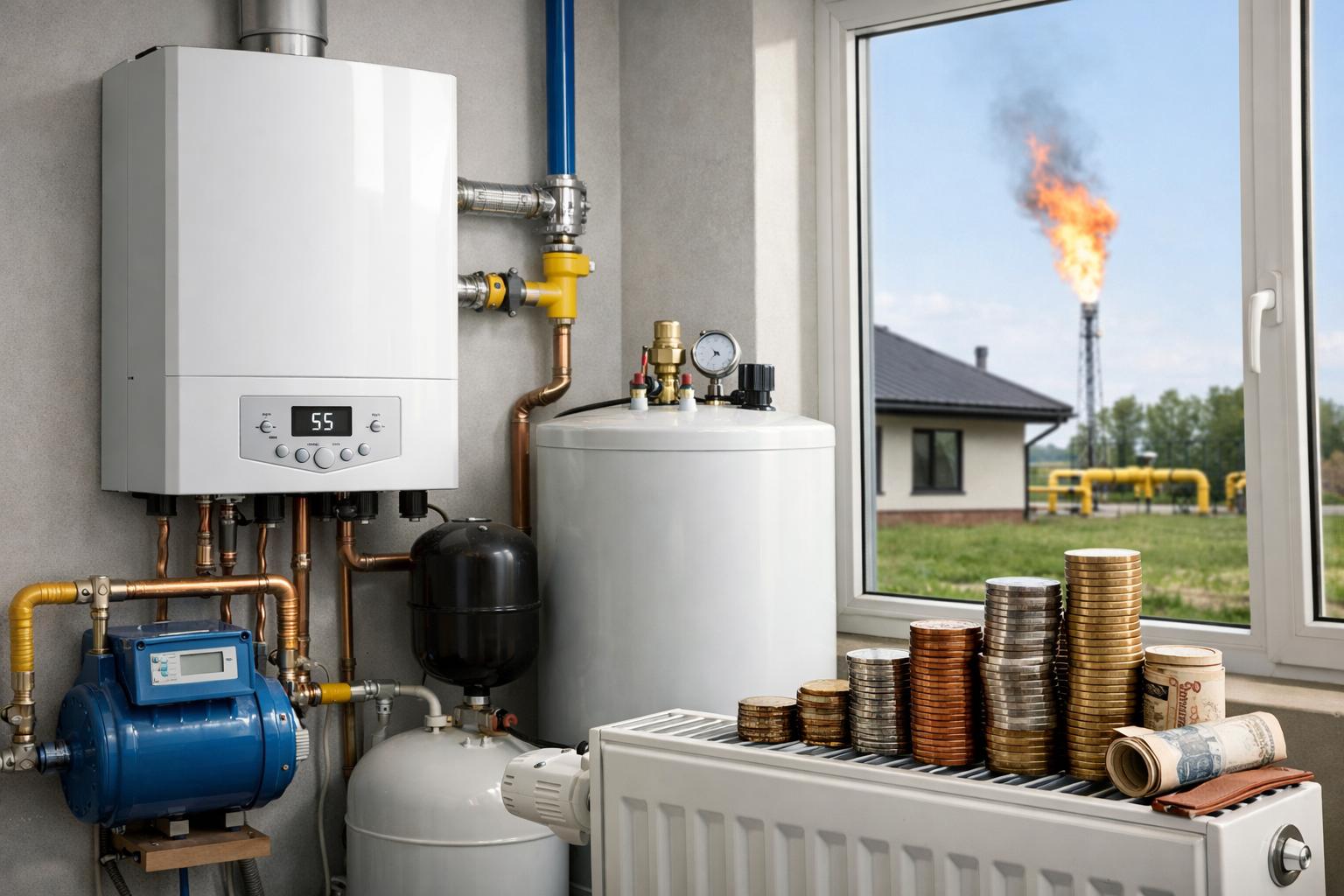 Газовое отопление частного дома пока все еще наиболее экономичное Газовое отопление частного дома пока все еще наиболее экономичное