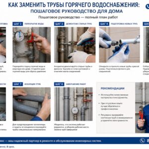 Как заменить трубы горячего водоснабжения
