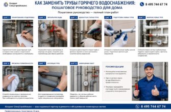 Как заменить трубы горячего водоснабжения