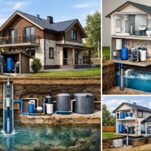 Водоснабжение коттеджа: устройство