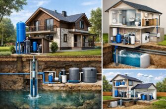 Водоснабжение коттеджа: устройство