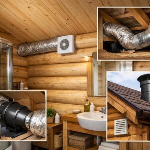 Вентиляция ванной в деревянном доме