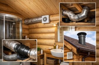 Вентиляция ванной в деревянном доме