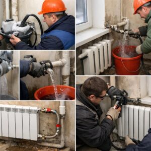 Замена радиаторов зимой