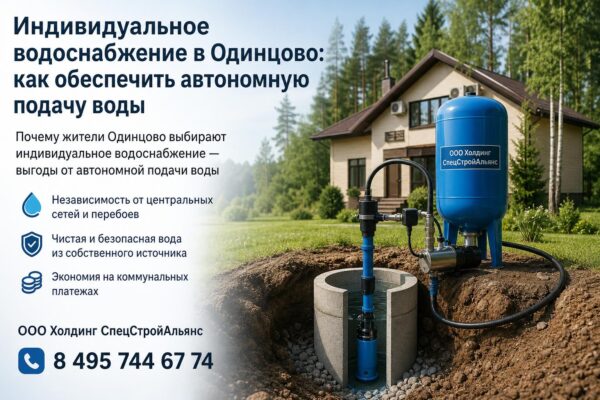 Индивидуальное водоснабжение в Одинцово