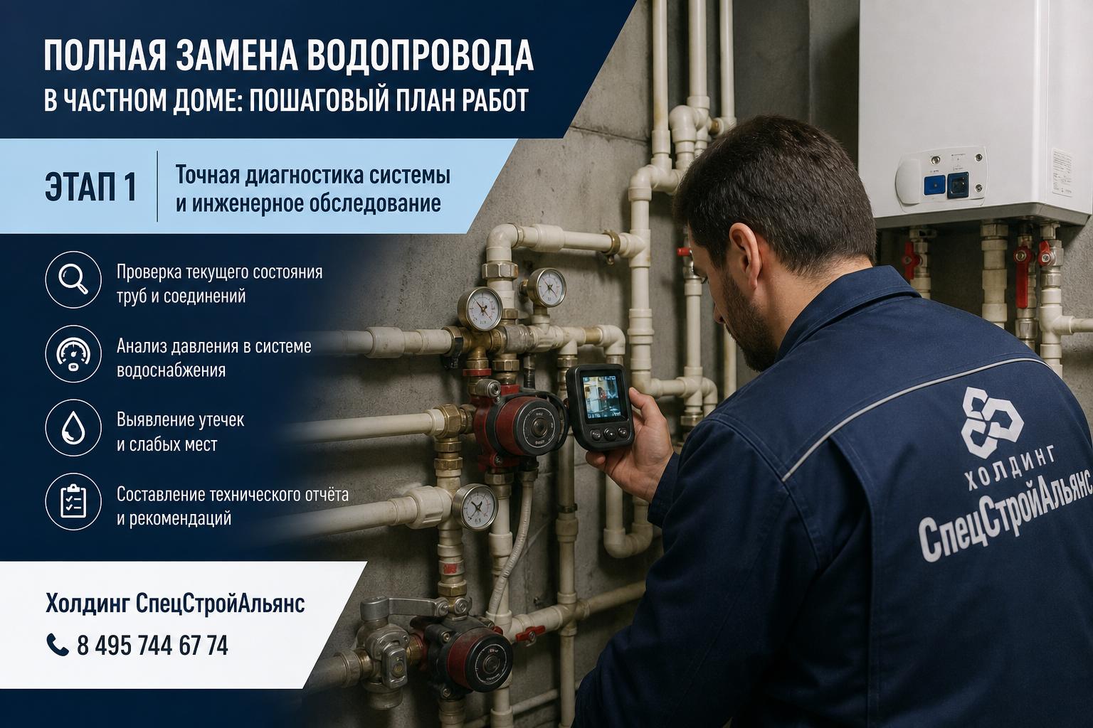 Этап 1: Точная диагностика системы и инженерное обследование Этап 1: Точная диагностика системы и инженерное обследование