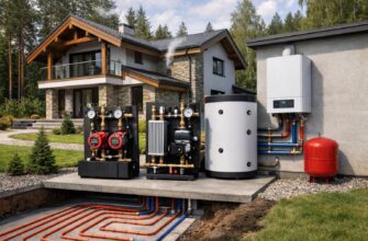 Отопление коттеджа насосными модулями