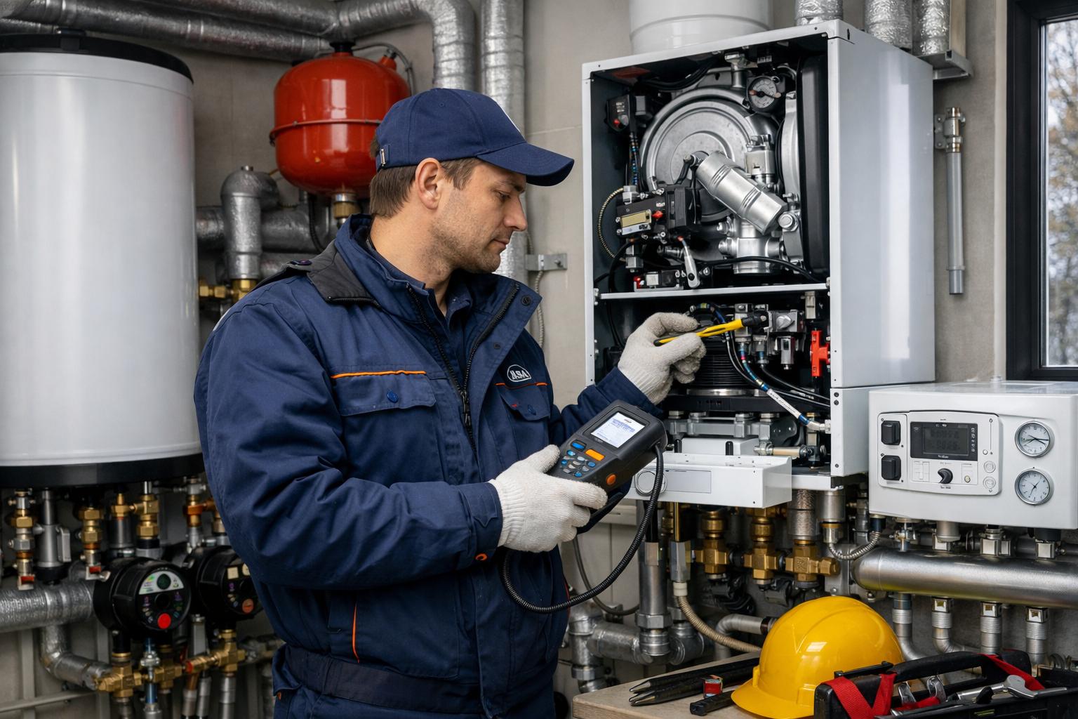 Обслуживание отопления — Московская область. Премиум-сервис от ООО Холдинг СпецСтройАльянс