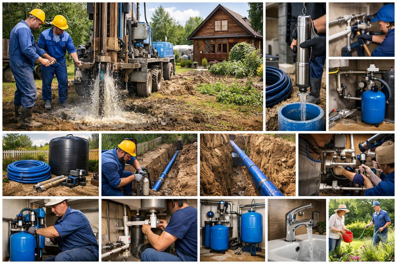 Комплексная Замена водоснабжения дачи от ООО «Холдинг СпецСтройАльянс» — решение под ключ