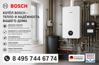 Котельная частного дома с котлом Bosch