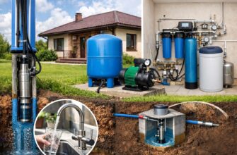 Водоснабжение частного дома в Дмитровке