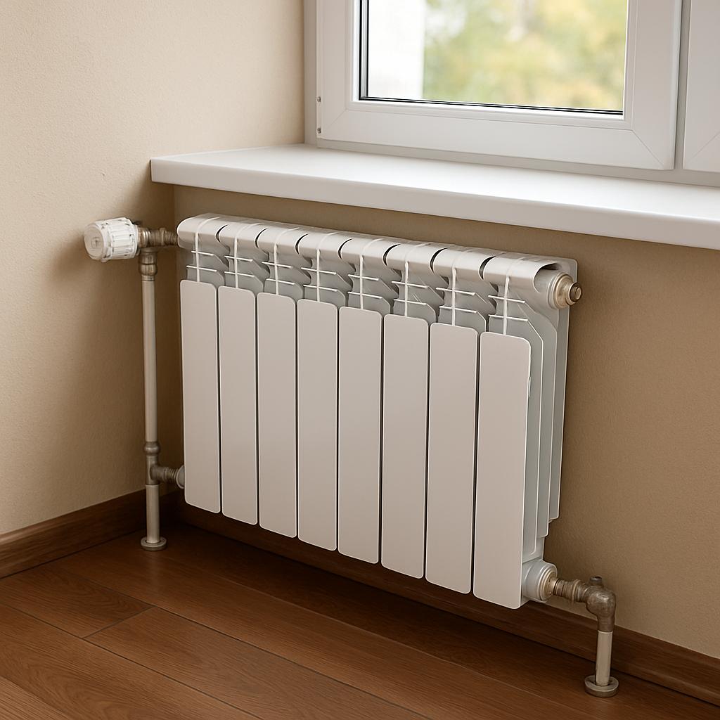 Отопление алюминиевыми радиаторами