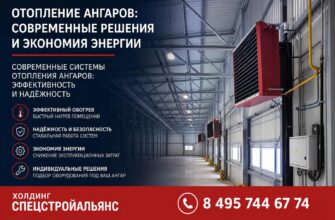 Отопление ангаров: современные решения