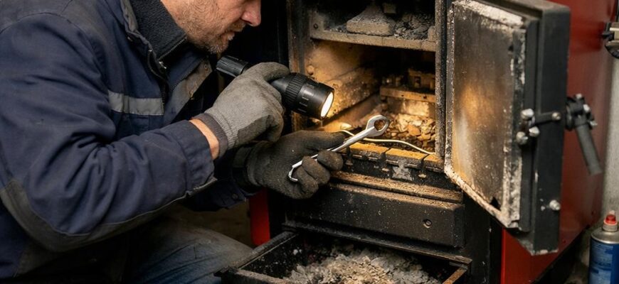 Когда котел молчит: как правильно ремонтировать твердотопливные котлы и вернуть тепло в дом