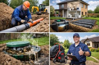 Устройство канализации частного дома