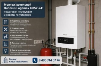 Монтаж котельной Buderus Logamax U052-24