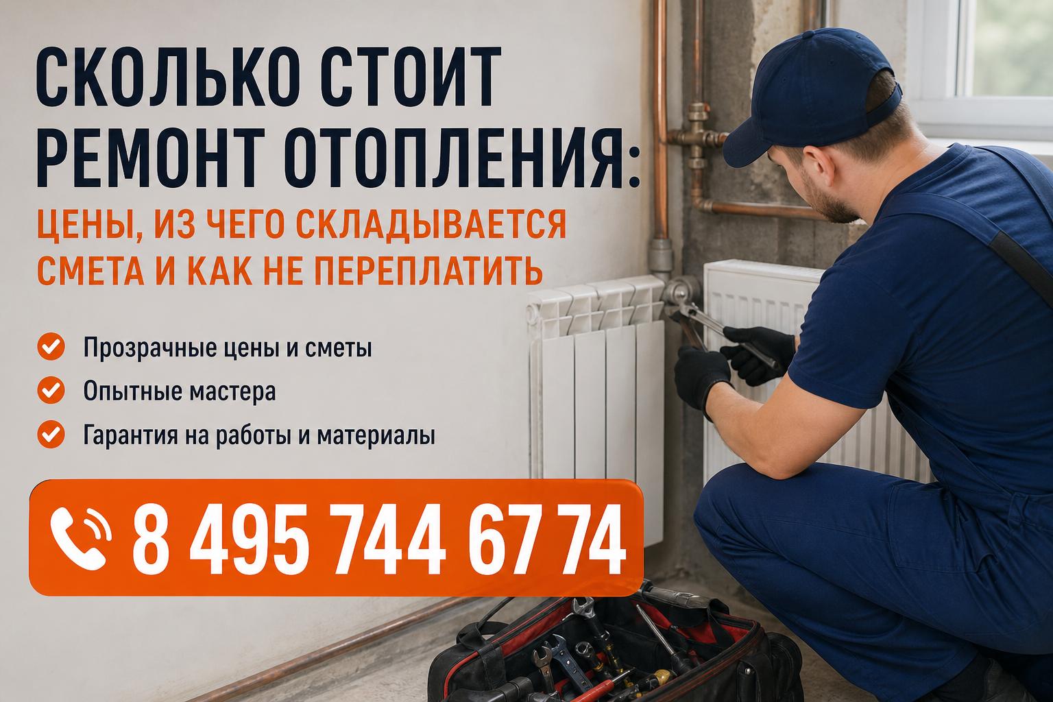 Сколько стоит ремонт отопления: цены, из чего складывается смета и как не переплатить