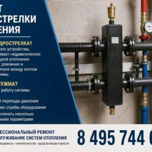 Ремонт гидрострелки отопления